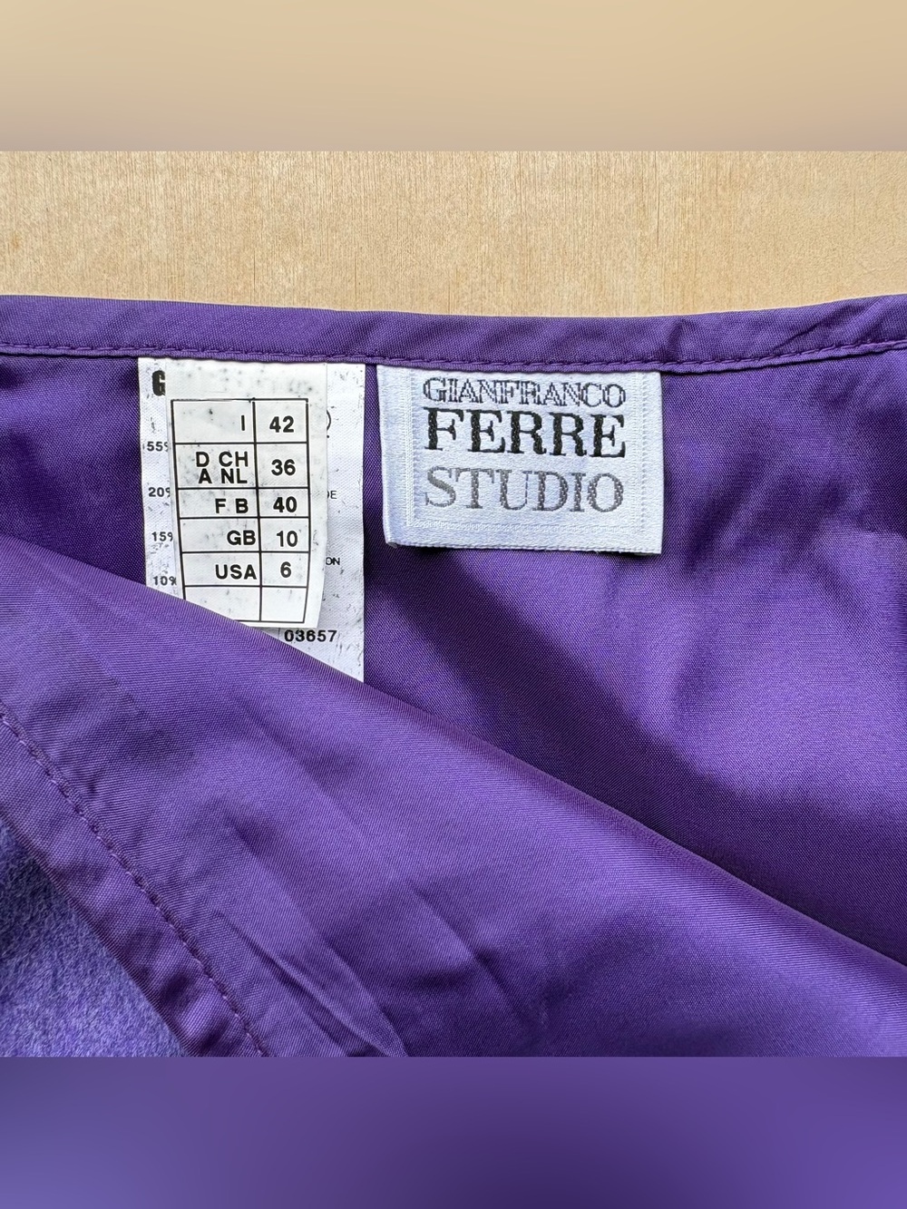 Y2K Gianfranco Ferre Skirt US6 Wool Blend Pencil Maxi Column Straight Classic - Picture 6 of 13